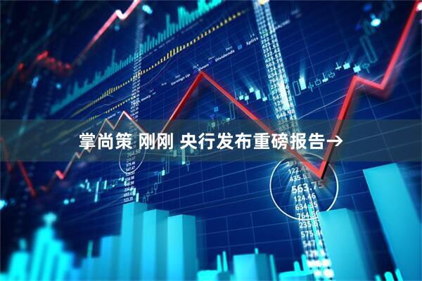 掌尚策 刚刚 央行发布重磅报告→